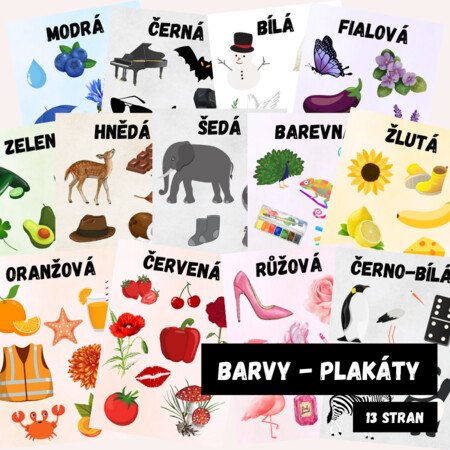 BARVY - PLAKÁTY - Výtvarná výchova | UčiteléUčitelům.cz