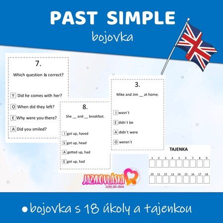 Past simple bojovka - Anglický jazyk | UčiteléUčitelům.cz