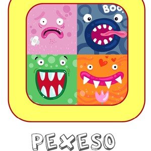 Pexeso - příšerky ABECEDA