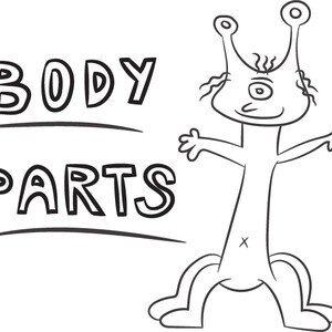 Body Parts, části těla (černoblílá verze)