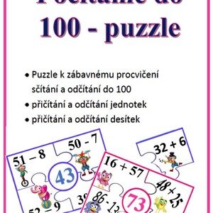 Počítáme do 100 puzzle