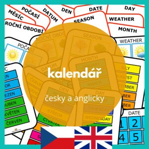kalendář česky + anglicky