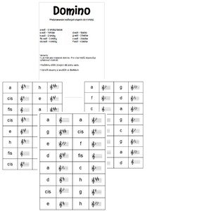 Domino - mollové stupnice