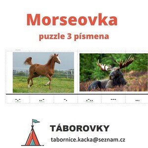 Morseovka puzzle 3 písmena