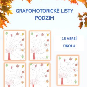 Grafomotorické listy - Podzim