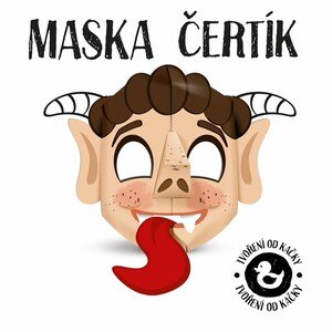 Maska ČERTÍKA BERTÍKA 3D