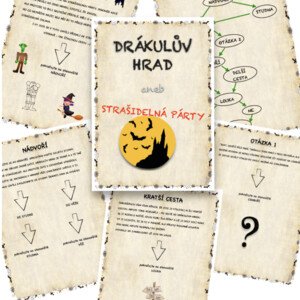 Drákulův hrad - hra s příběhem (Halloween, Čarodějnice)