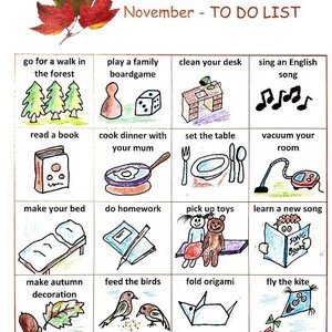 November - TO DO LIST