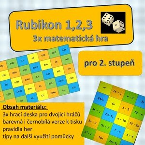 Rubikon - 3x matematická hra pro 2. stupeň