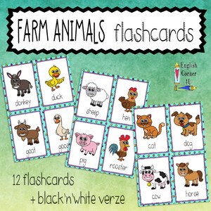 Farm animals - FLASHCARDS