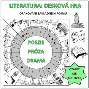 LITERATURA - desková hra (próza, poezie, drama)