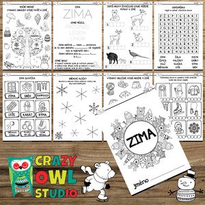 ZIMA – pracovní listy / sešit