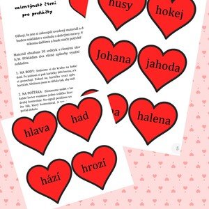 Valentýnské čtení pro prvňáčky