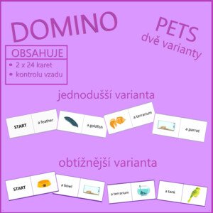 DOMINO – pets – dvě varianty