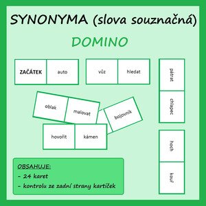 Synonyma (slova souznačná) - DOMINO