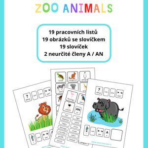 What can you see? - Zoo animals