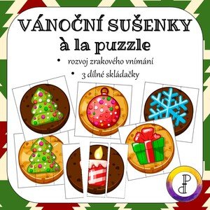 Vánoční sušenky ála puzzle