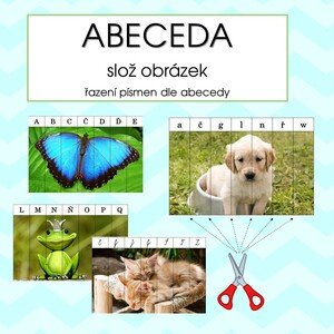 ABECEDA - řazení písmen dle abecedy - slož obrázek