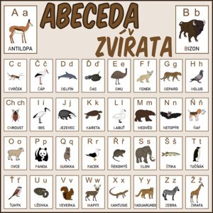 Abeceda - Zvířata