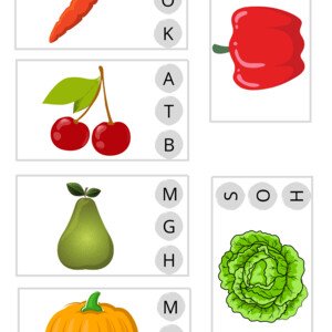 Pracovní listy - ovoce a zelenina