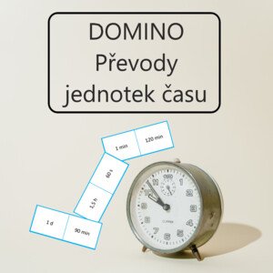 Domino - převody jednotek času