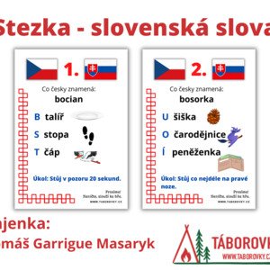 Stezka - slovenská slova