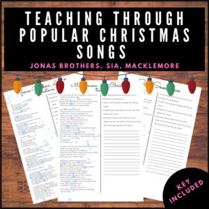 Populární Vánoční písně | Pracovní listy | Poslechové dovednosti