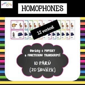 HOMOPHONES - kartičky