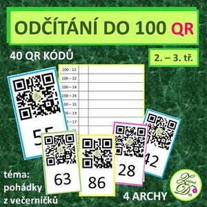 Odčítání do 100 s QR kódy
