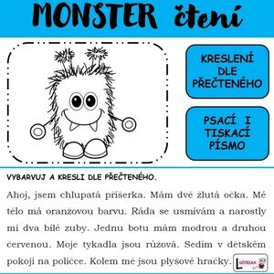 Čtení s porozuměním - monster 
