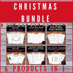 Christmas materials- VÝHODNÝ SET 6 Vánočních produktů