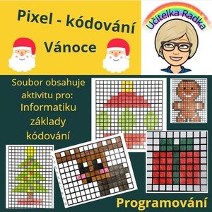Pixel - Vánoce kódované obrázky