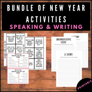 New Year | Set of activities | Speaking & Writing 