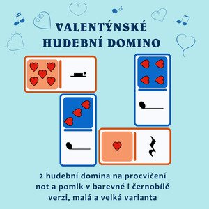 Valentýnské hudební domino