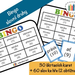 bingo - slovní druhy