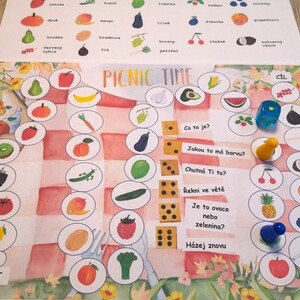 Ovoce a zelenina - desková hra