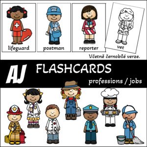 Flashcards - professions, jobs (povolání)