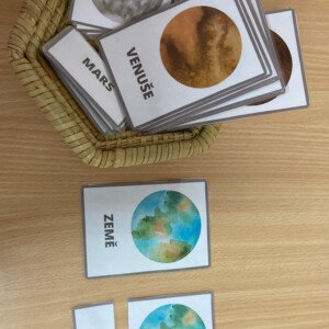 Třísložkové karty - planety
