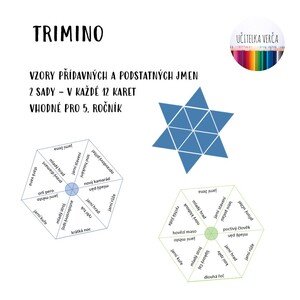Trimino - vzory podstatných a přídavných jmen