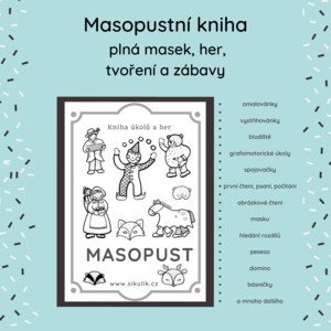 Kniha úkolů a her MASOPUST