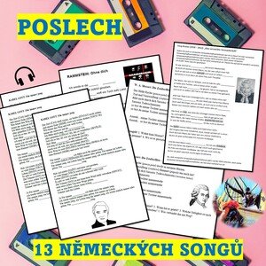 POSLECH - německé písně - 13 různorodých songů