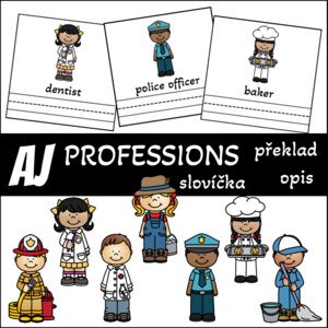 AJ - professions, job (povolání) - opis, překlad, slovíčka