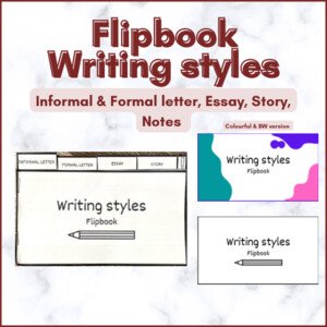Flipbook | Writing styles
