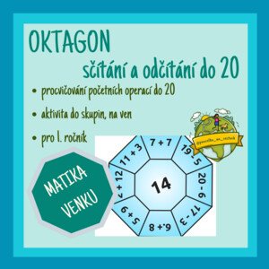 Oktagon - sčítání a odčítání do 20