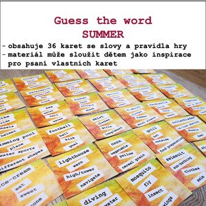 Guess the word - Summer