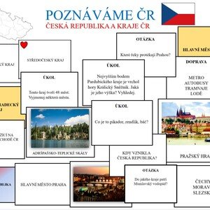 KRAJE ČR + ČESKÁ REPUBLIKA