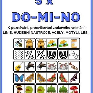5 x DOMINO (3)- Didaktická hra 
