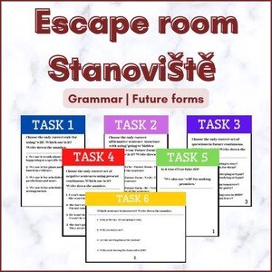 Escape room | Stanoviště | Gramatika Budoucí časy