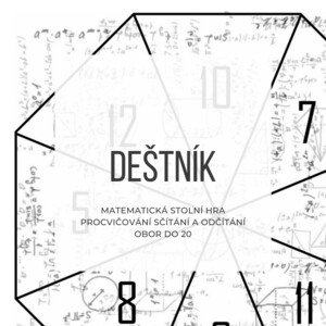 Deštník - matematická stolní hra na procvičování výpočtů z hlavy