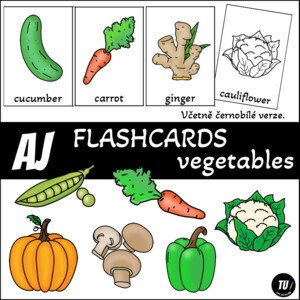 Flashcards - vegetables (zelenina)